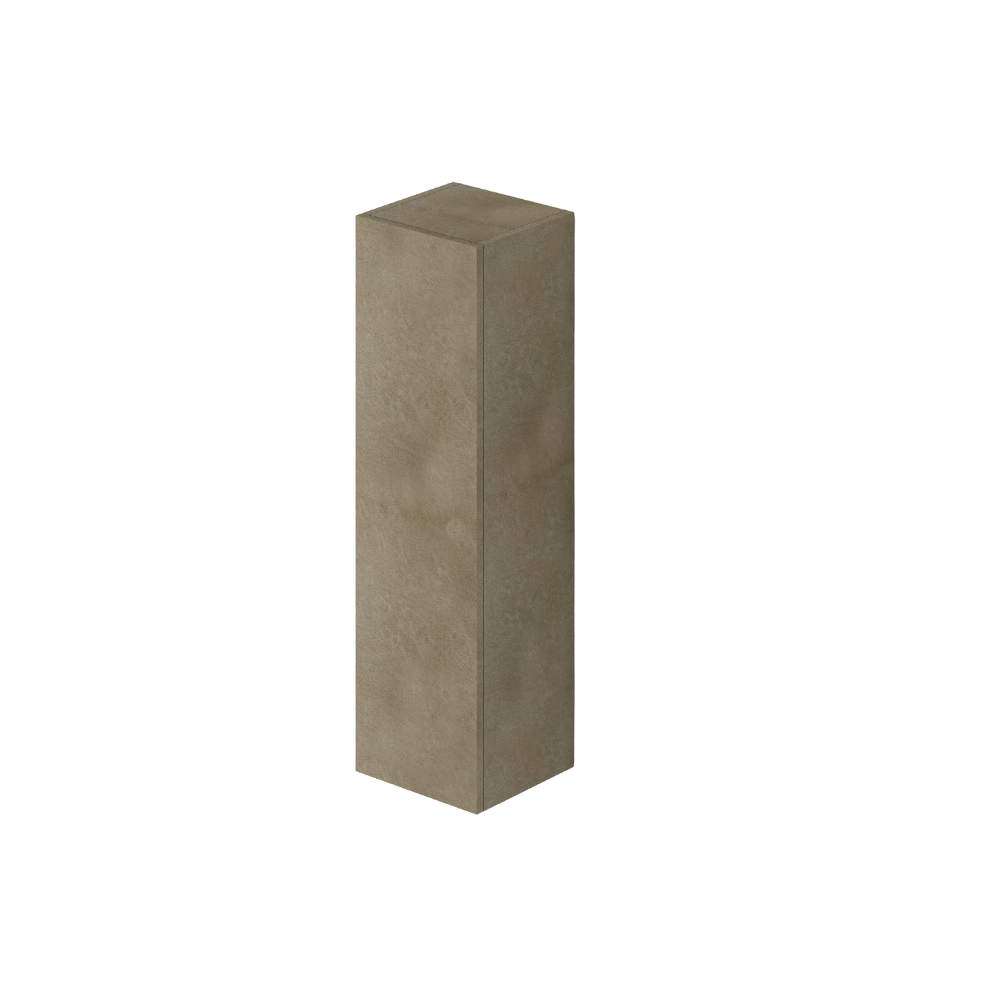 Pensile Multiuso con Anta, colore Argilla, H120x30x30cm