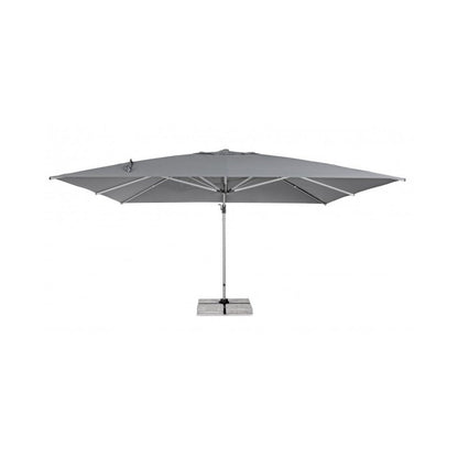 Ombrellone a braccio Ines 4 x 4 Grigio palo girevole