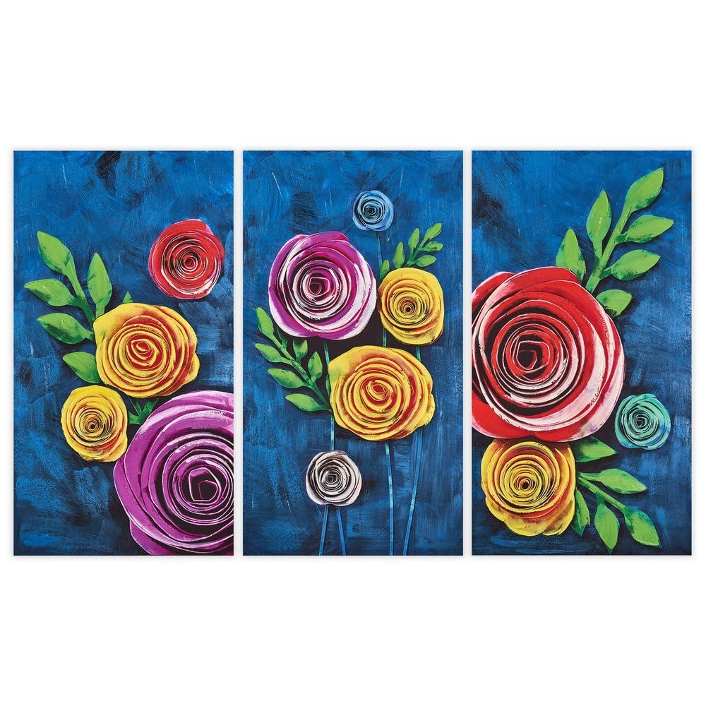 Quadro Fotoimpresso Foglie Vivaci 55 x 3 x 100 cm