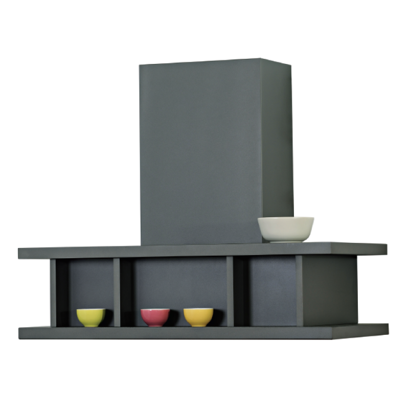 Cappa Aspirante INDUSTRIAL In Acciaio Inox Brunito cm 120