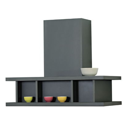 Cappa Aspirante INDUSTRIAL In Acciaio Inox Brunito cm 120