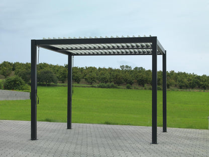 Pergola alluminio tennessee manuale m3x3h2.3
