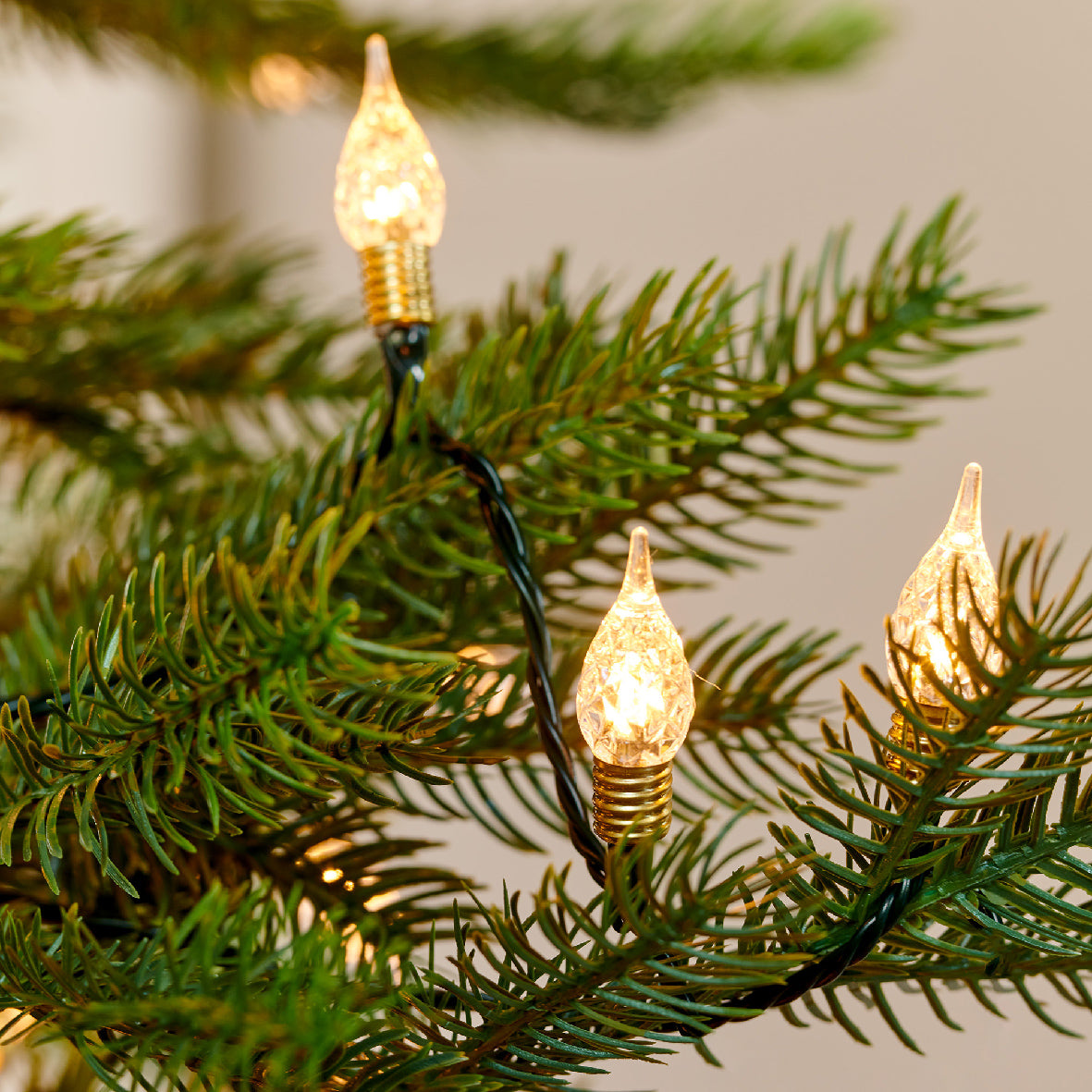 Lampade Vintage a LED uso interno, 8 effetti, filo verde, L 3590 cm