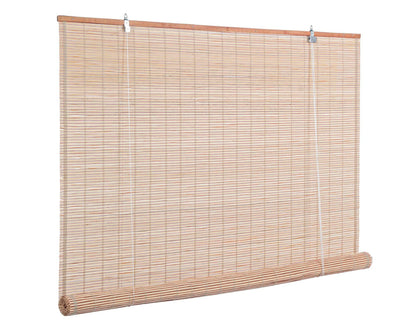 Tenda Decorativa Nizza Marrone 150x260h in Bamboo e Legno
