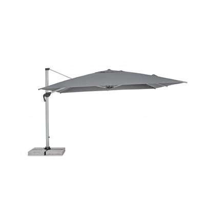 Ombrellone a braccio Ines 4 x 4 Grigio palo girevole