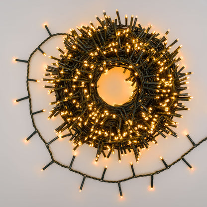 Catena NTLG 1000 MiniLED Bianco caldo intenso cavo Verde 4+30,5m