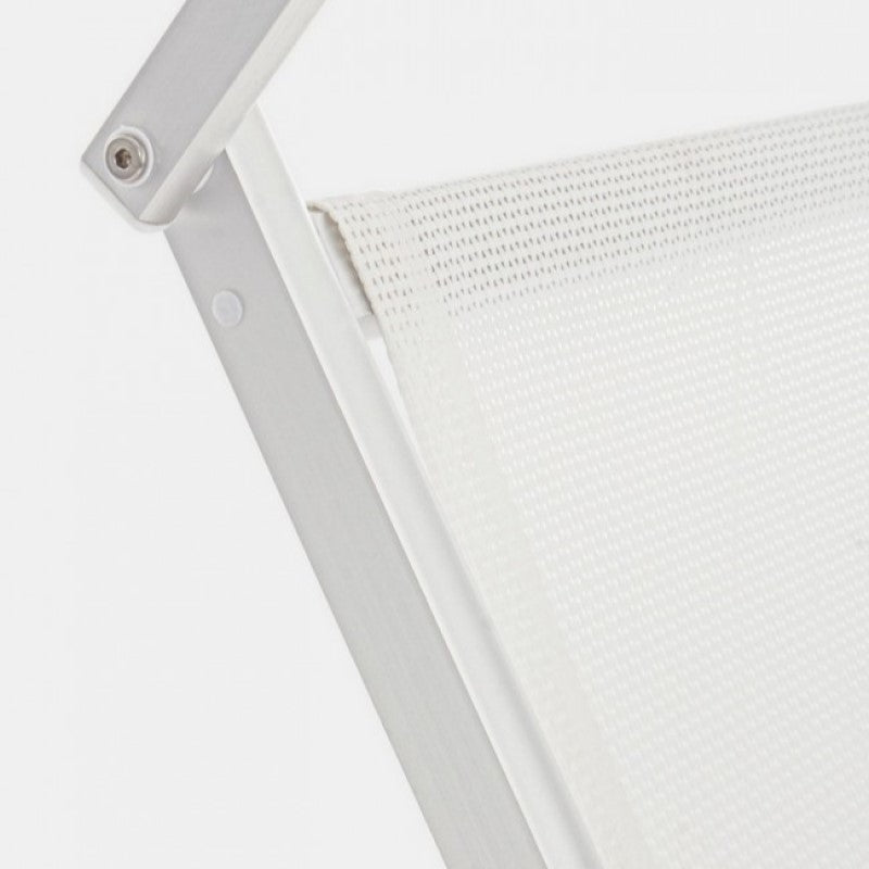 Lettino Prendisole Sdraio Esterno Bianco