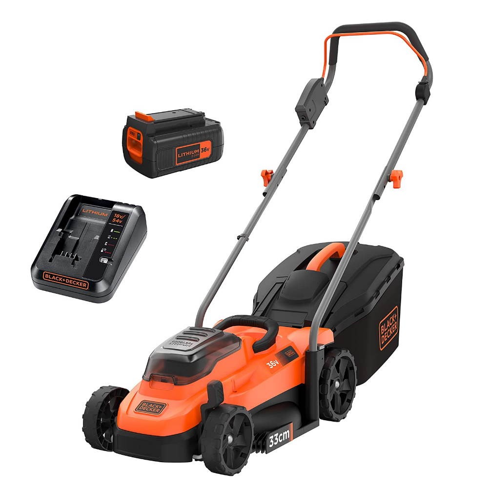 Rasaerba Black&Decker doppia batteria 18V 4.0 Ah