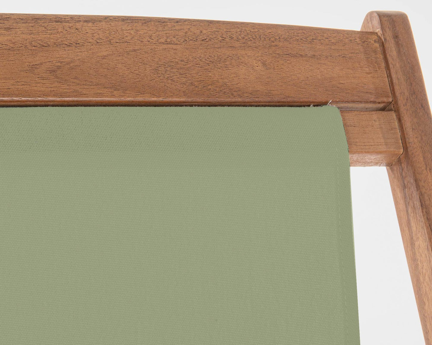 Sdraio Relax Noemi Verde Muschio in Legno di Acacia e Poliestere