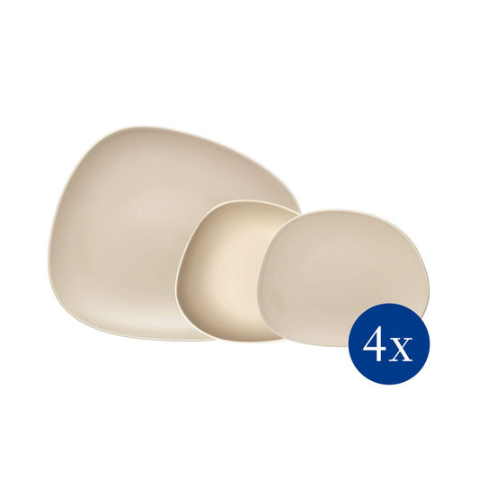 Set di 12 piatti in ceramica assortiti