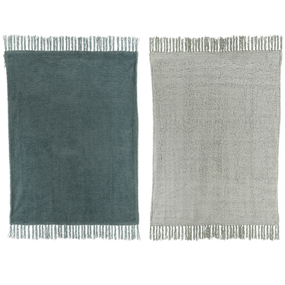 Plaid sherpa colori assortiti 130x170