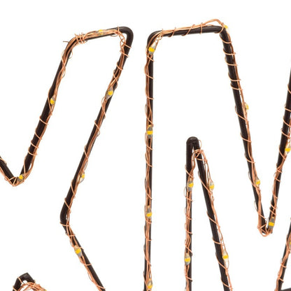 Scritta led XMAS Copper  MicroLED 38cm bianco caldo