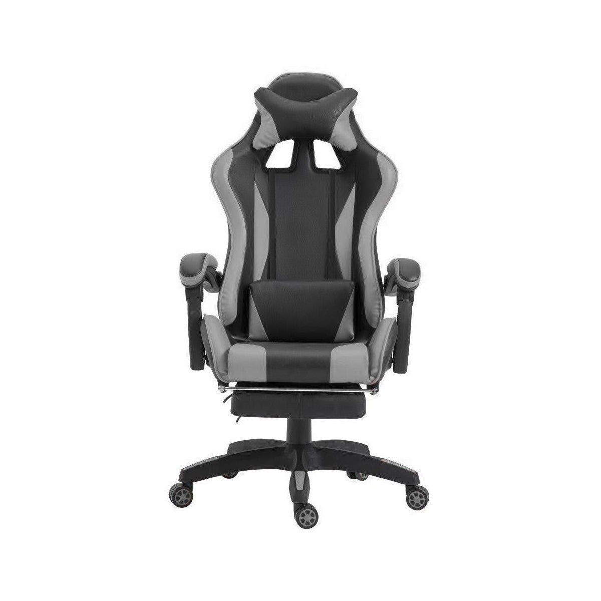 Poltrona gaming grigia cm 63 x 63 x 118-126h