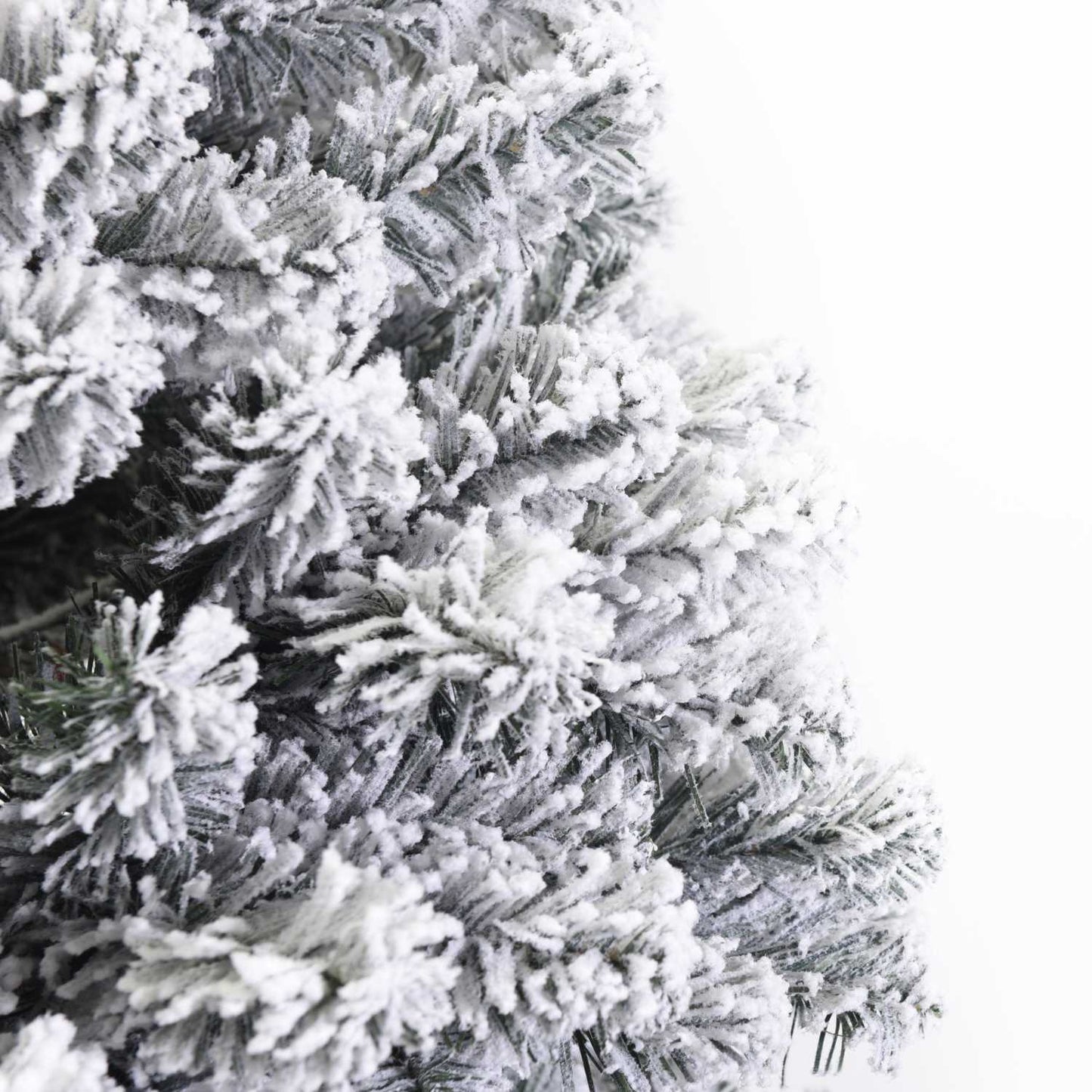 Albero burnaby innevato 1124 rami verdecm ø142h240