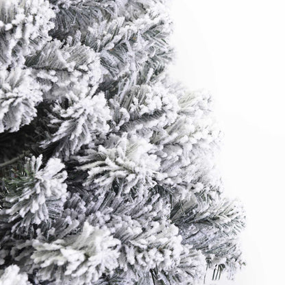 Albero burnaby innevato 1124 rami verdecm ø142h240