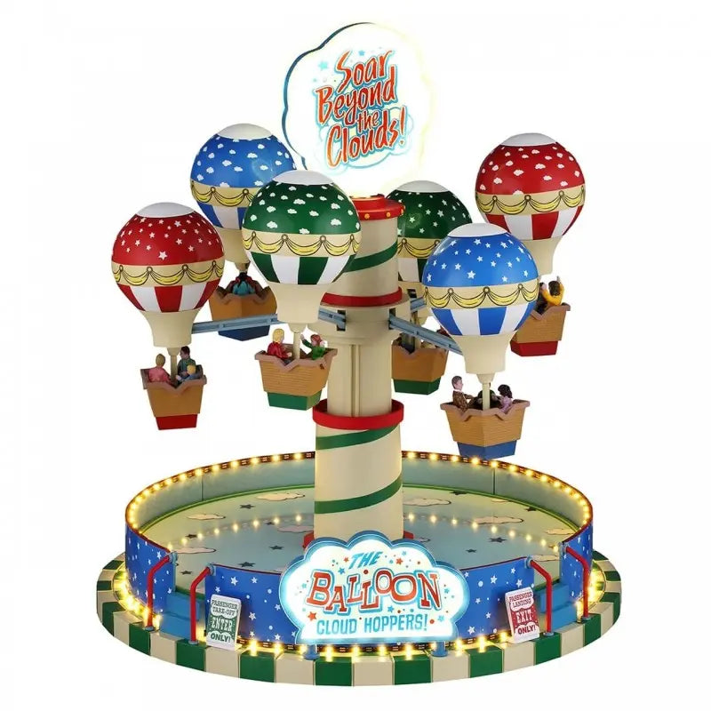Giostra Lemax The Balloon Cloud Hoppers 32 × 30,2 × H35,8 cm con adattatore