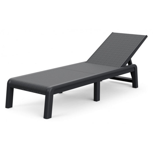 Lettino prendisole Keter Mallorca graphite cm 187,5x58x29 h