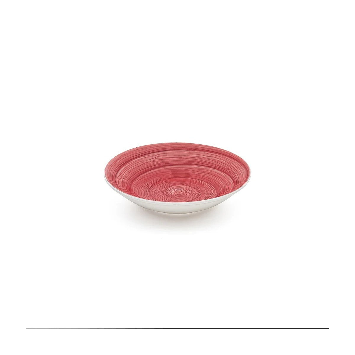 Piatto fondo purple memento table in ceramica dipinta a mano Ø 23,5 cm