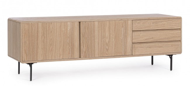 Mobile porta TV 160x40x50 in legno naturale