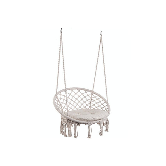 Bizzotto amaca pensile Javier bianco Ø80x130h