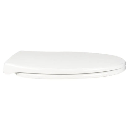 Sedile WC universale Q+ in termoplastico con chiusura rallentata e Quick Release