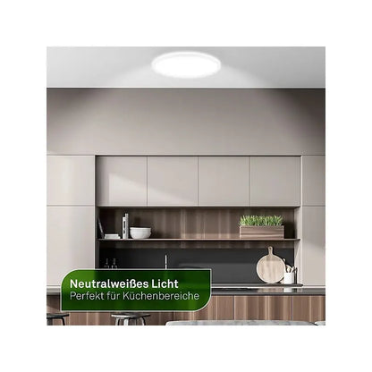 Plafoniera LED Briloner ultra slim 14W 3000 lm Ø 42 cm luce naturale 4000K