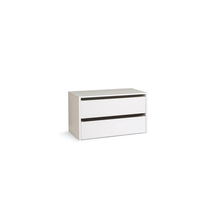 Cassettiera in Legno Bianco per Interno H.50xL.86,5xP.45 cm