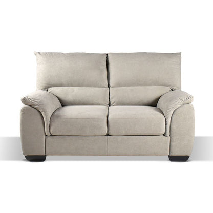 Divano 2 posti taupe 158x90x100 cm