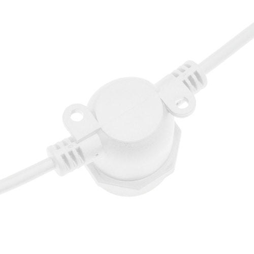 Catena luminosa 5m con 10 portalampada E27 – Cavo bianco