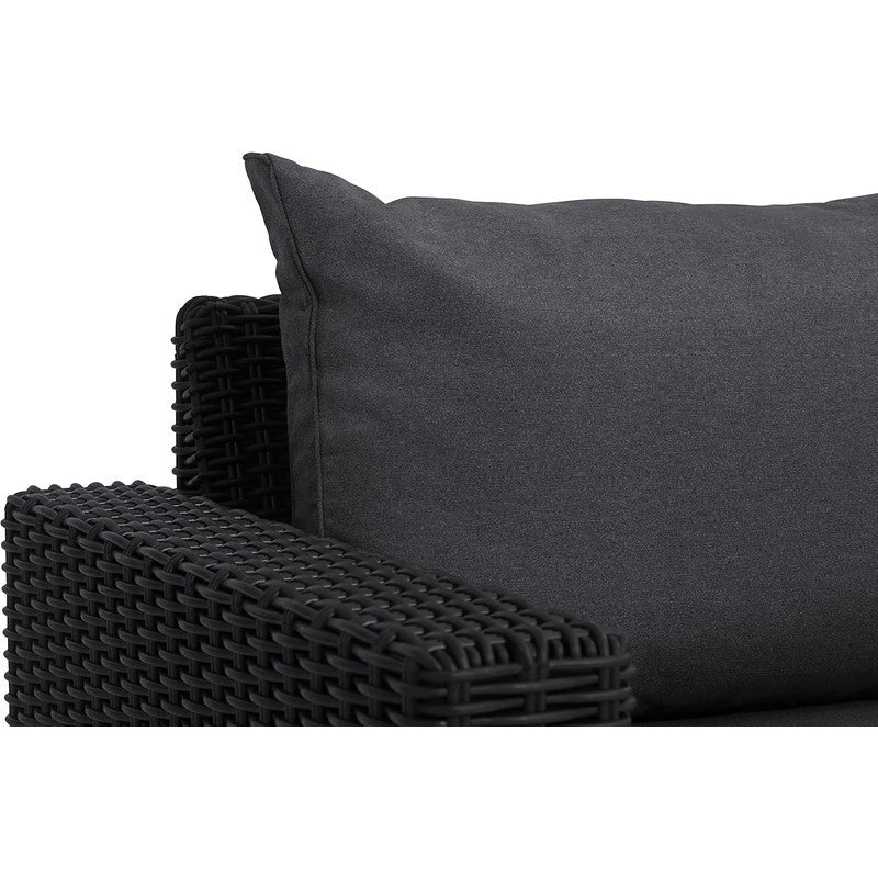 Divano Keter California 3 posti grafite cm 198x68x71,5 h