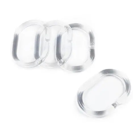Set 12 ganci di ricambio trasparenti per tende
