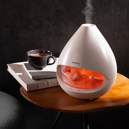 Diffusore di aroma 2 in 1 con lampada di sale 160 ml 12W