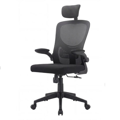 Poltrona ufficio Duke nera 59x62xh.112-122 cm