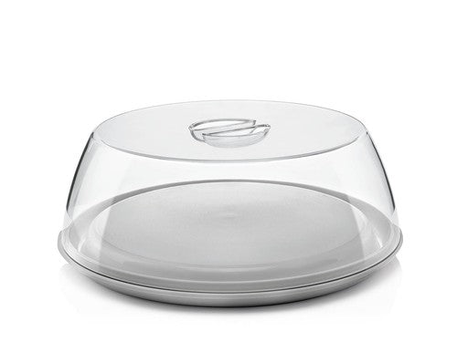 Guzzini portatorta in plastica base grigia Ø 33 cm