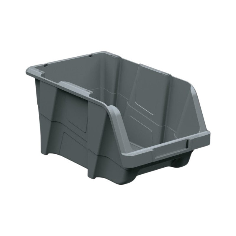 Contenitore grigio cm 10x17x8,4h