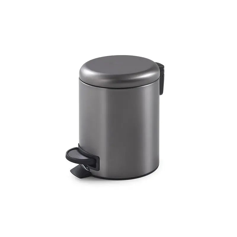 Portarifiuti 3 lt Potty gun metal 25,1 x 17,4 x 22,6 cm