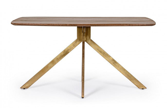 Vintage style wooden table for 6 people 150x90
