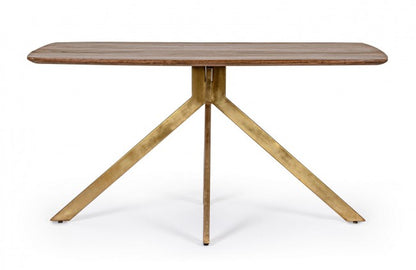 Vintage style wooden table for 6 people 150x90
