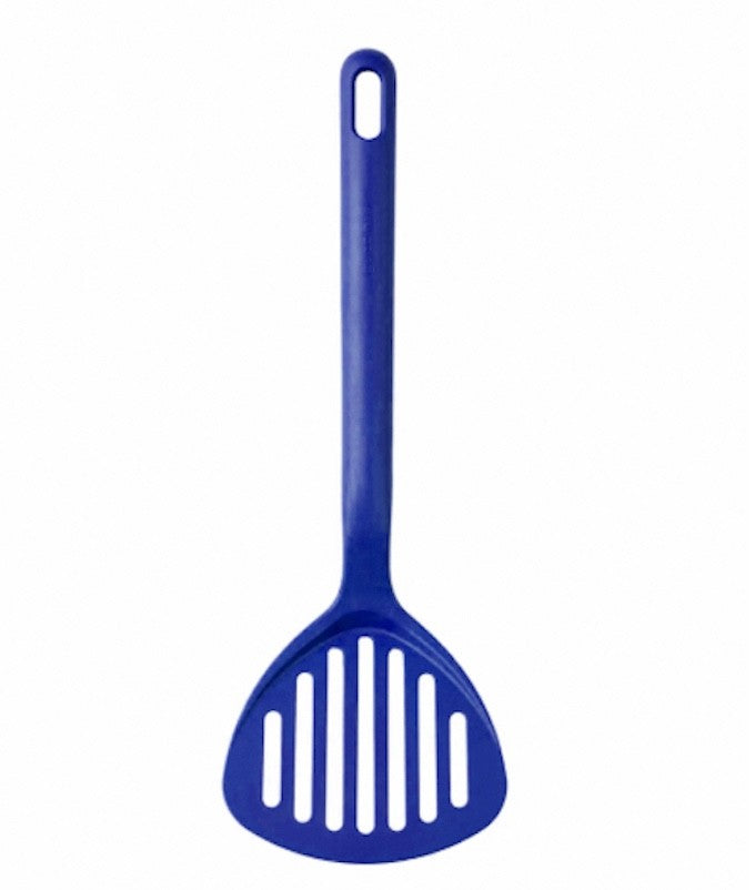 Pala forata per hamburger colore blu