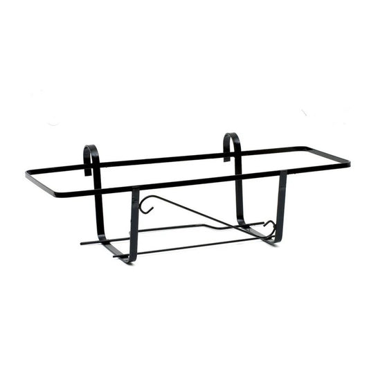Fioriera fissa nera cm 50x20x15h