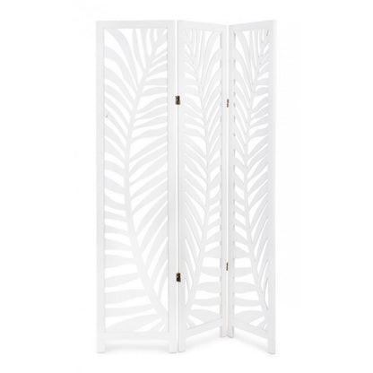 Paravento 3 ante Felce bianco 120x170 cm
