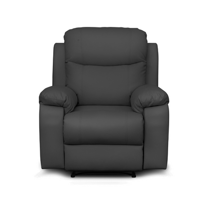 Poltrona reclinabile grigio 97x90x100 cm