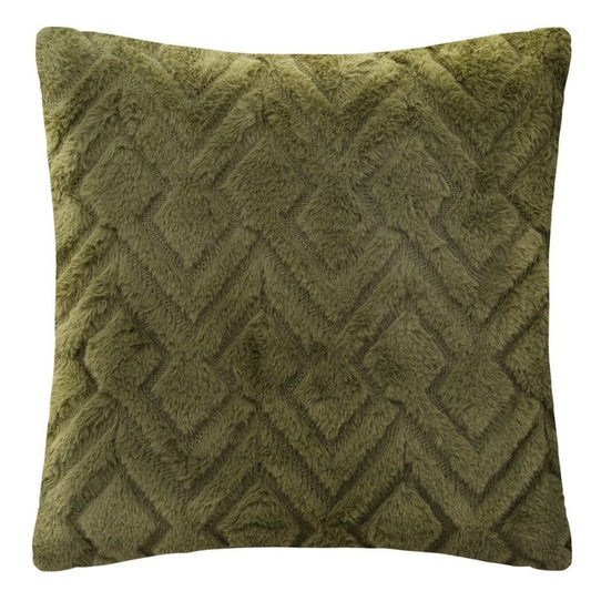 Cuscino Embrod Mara kaki 45x45 cm