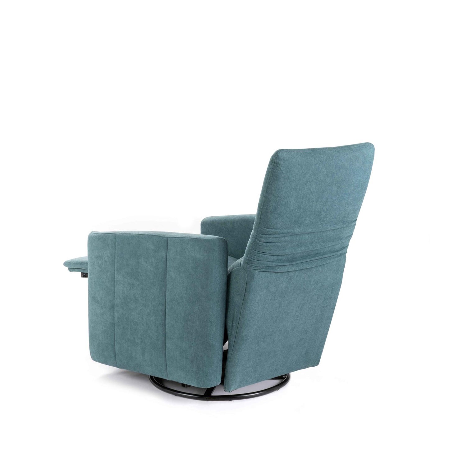 Poltrona reclinabile manuale acquamarina, 85-140 x 70 x H.69-96 cm