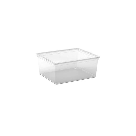 Contenitore Kis con box classic trasparente 18l cm 40x34x17 h