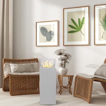 Camino a bioetanolo da terra Ischia Bianco 40x40x115