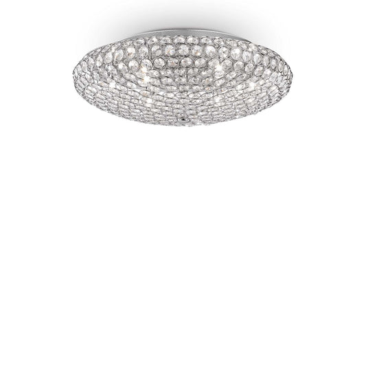 Lampada da soffitto cromo D 535 x H 190 mm