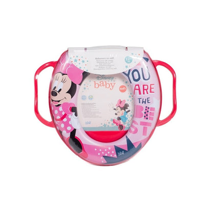 Riduttore per WC Disney Minnie Icon con maniglie imbottito BPA Free +24 Mesi