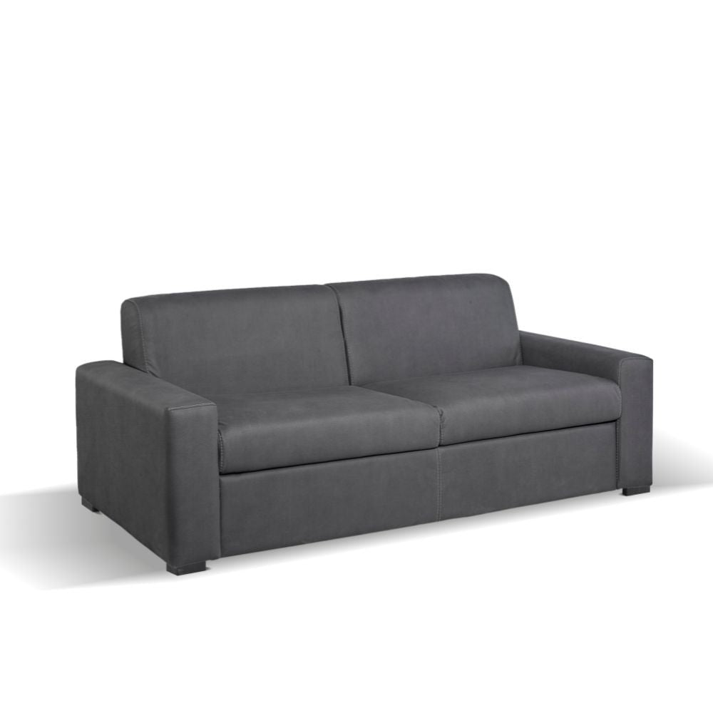 Divano letto Flash 3 posti con rete elettrosaldata colore lino H84xL199xP98