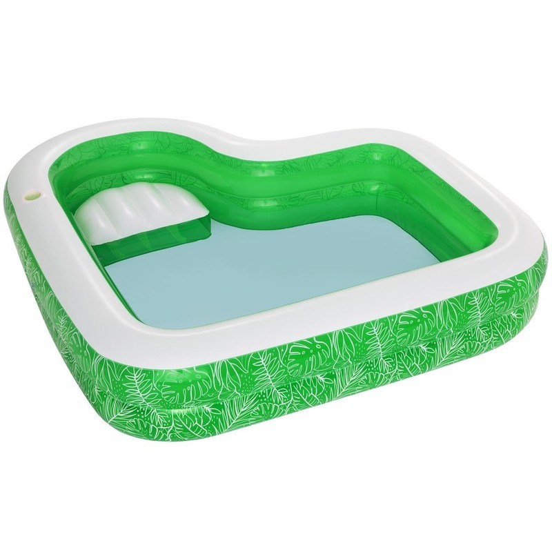 Piscina gonfiabile tropical paradise 231x231x51 cm bestway